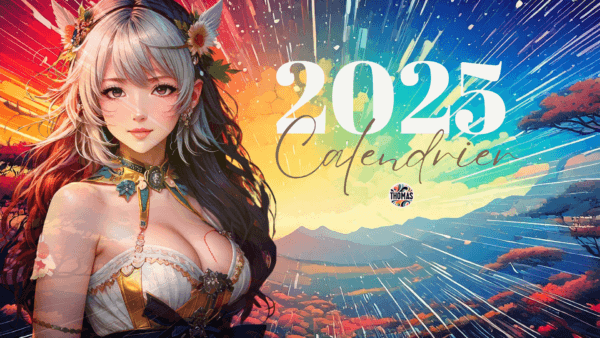 calendrier 2025 cosplay